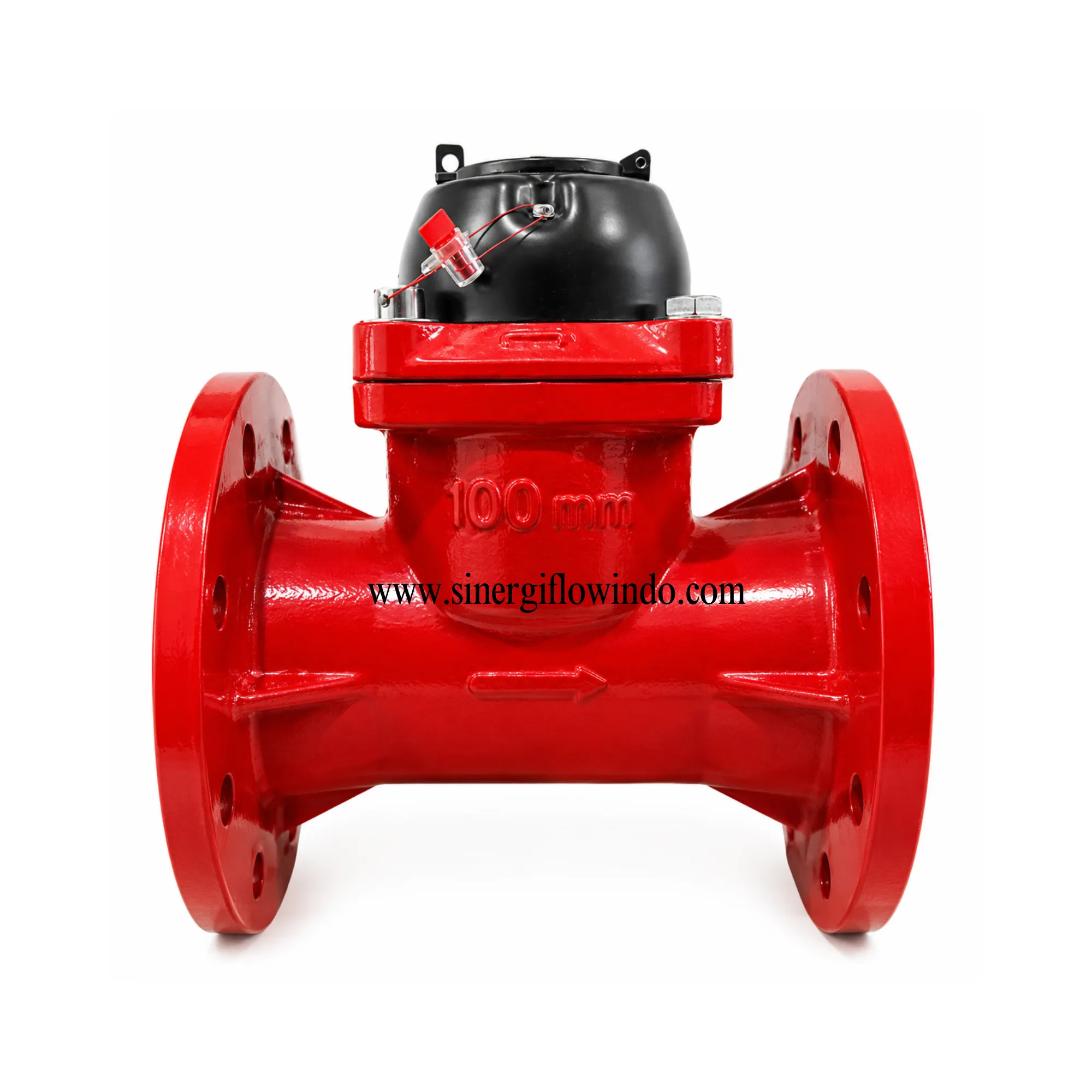 Water Meter Magnos 4 Inch DN100 - Meter Air Limbah & Irigasi Dry Dial