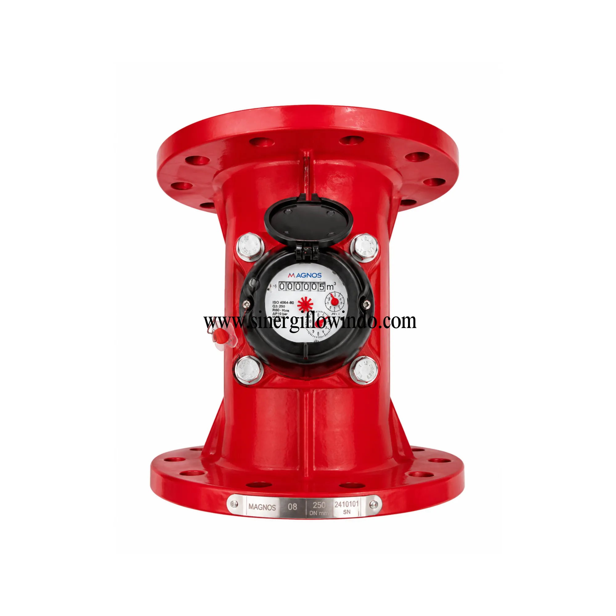 Water Meter Magnos 5 Inch DN125 - Meter Air Limbah & Irigasi Dry Dial